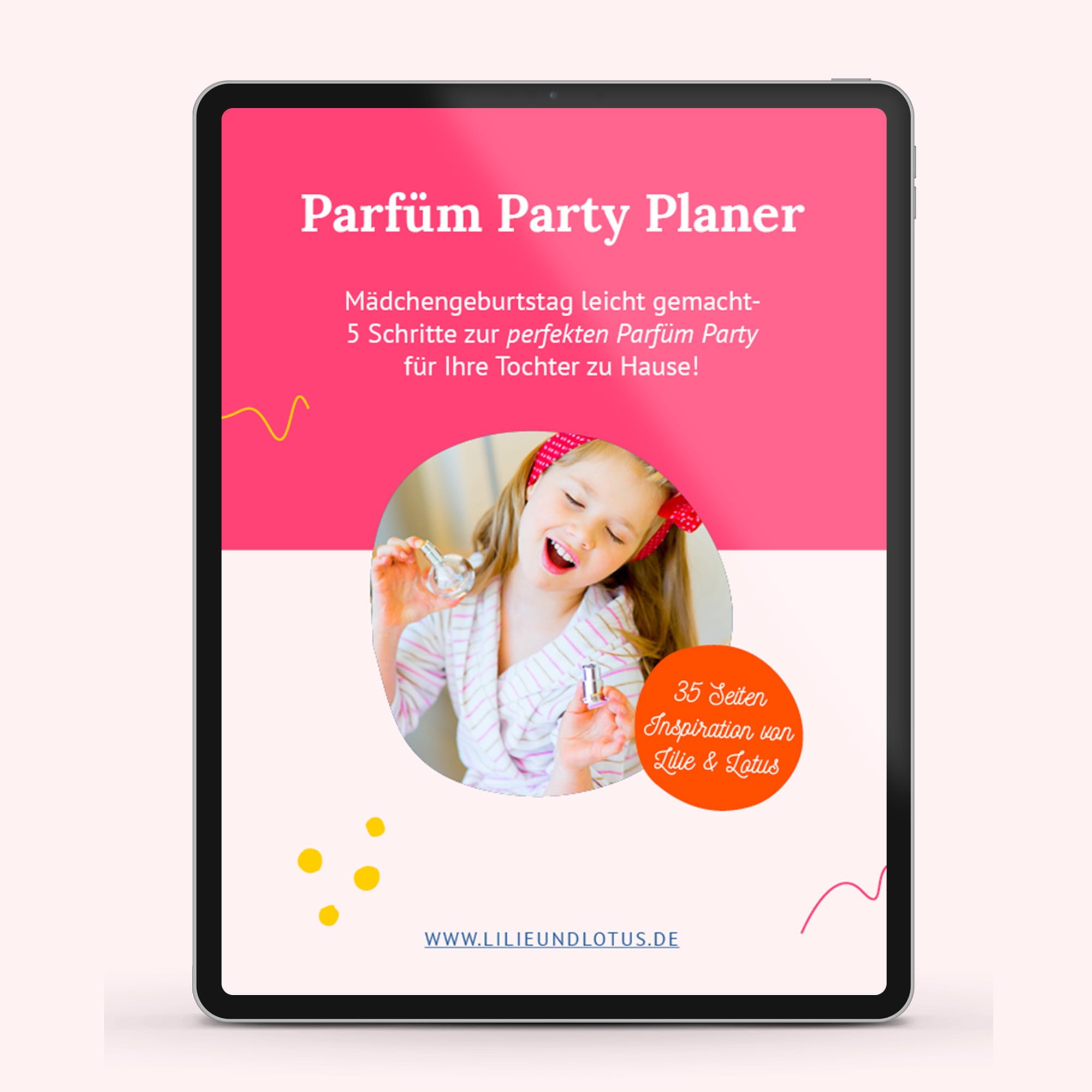 Parfuem Party Planer Maedchengeburtstag Lilie &Amp; Lotus 🌸